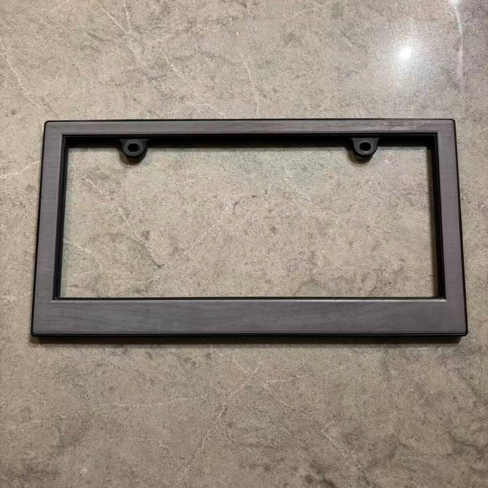 Black License Plate Frame / Mounting Bracket – Brand New